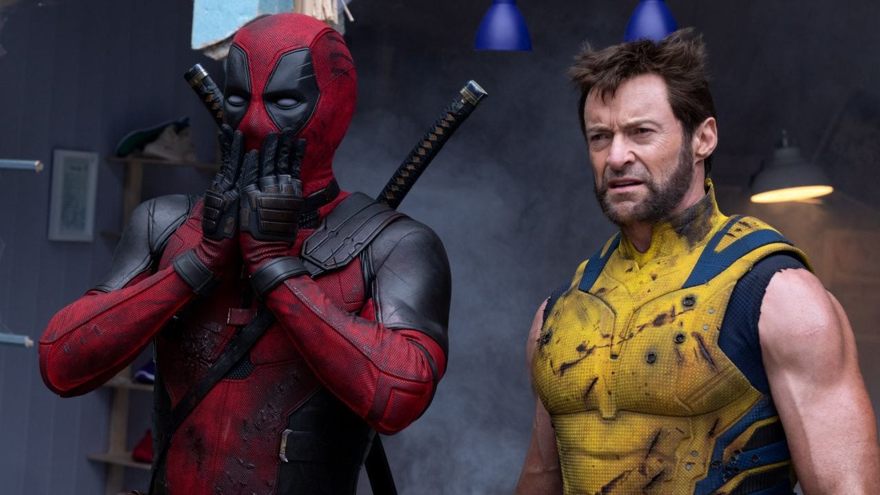 Ryan Reynolds stars as Deadpool/Wade Wilson and Hugh Jackman as Wolverine/Logan in 20th Century Studios/Marvel Studios’ Deadpool & Wolverine.