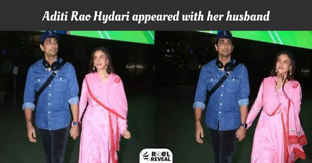 Aditi Rao Hydari appeared with her husband