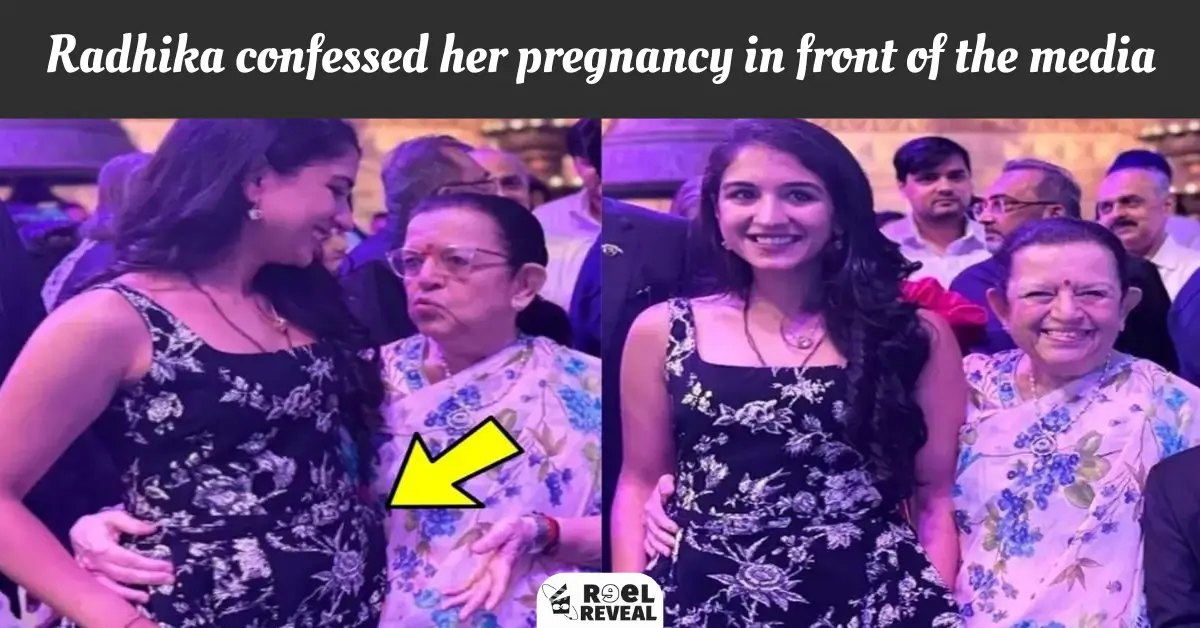 Radhika confessed her pregnancy in front of the media